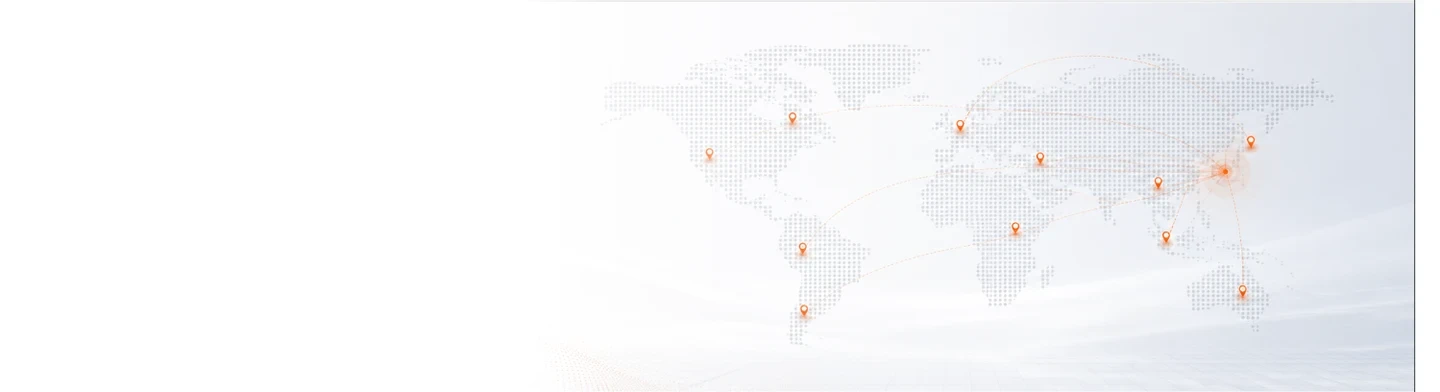 YUANIN global sales and service network map