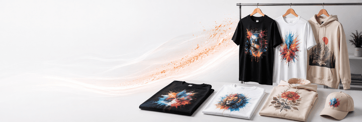 Printed garments showcase